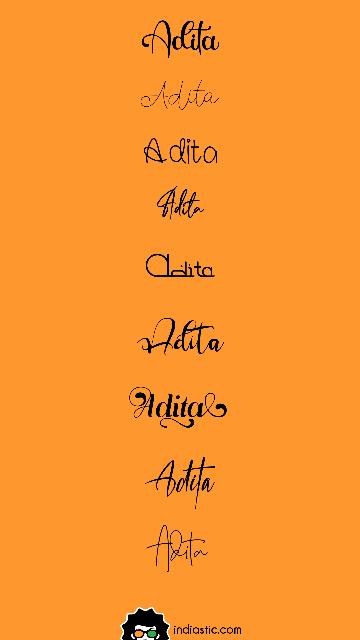 List of Adita signature.