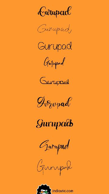 Auto generated Gurupad signature list List of Gurupad signature.