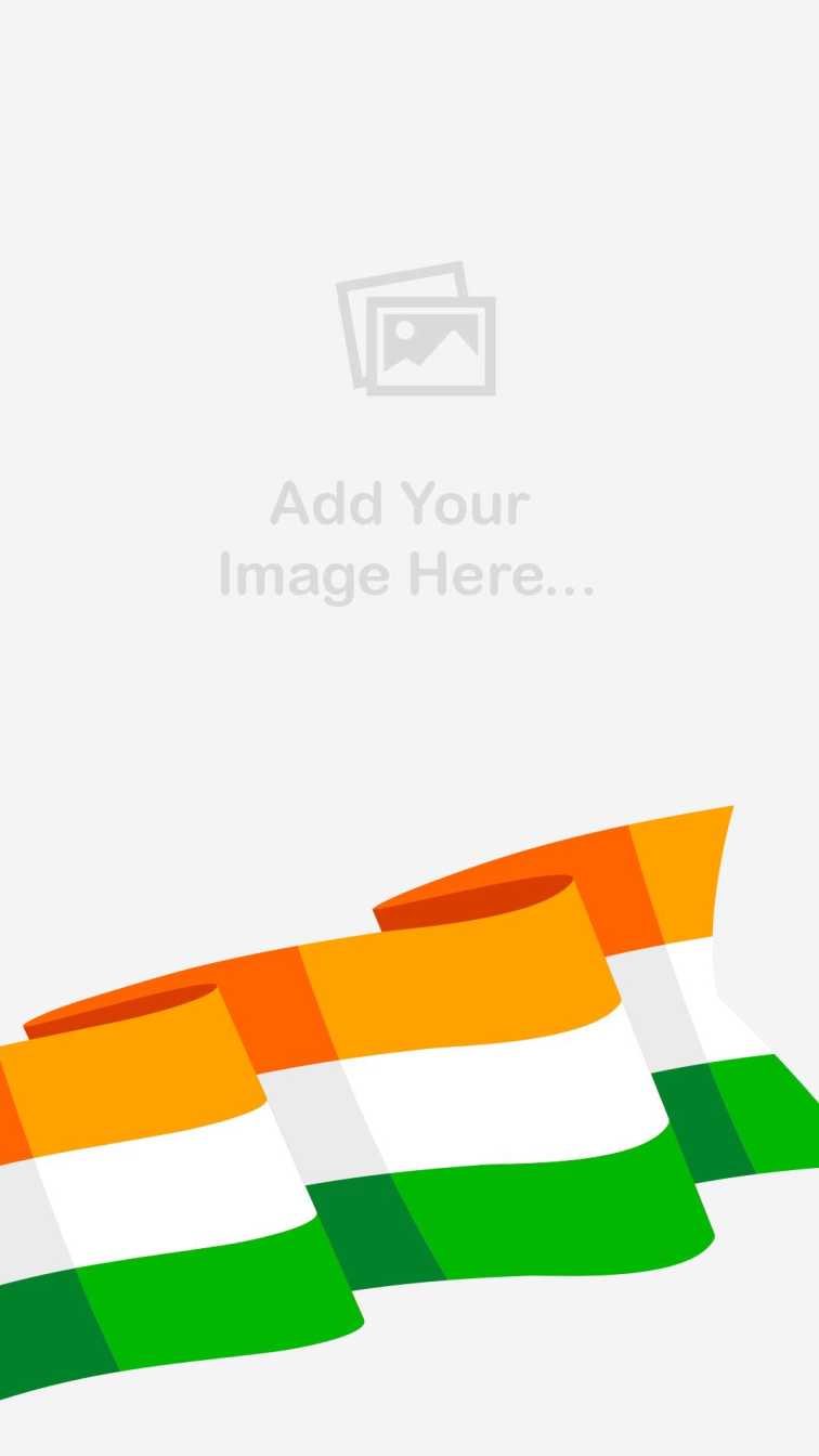 create indian flag story image