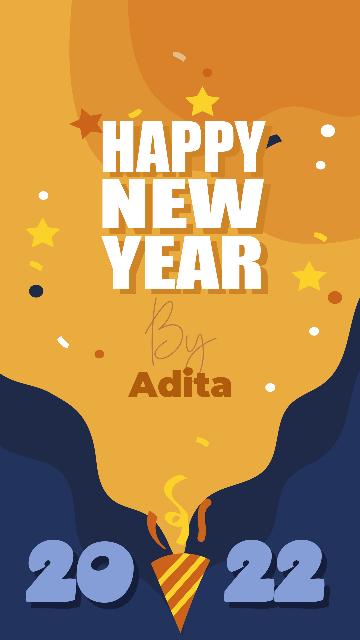Happy new year Adita 2022 image
