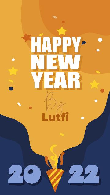 Happy new year Lutfi 2022 image