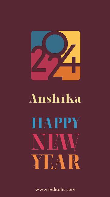 Happy New Year Anshika 2024 Happy New Year Anshika 2024