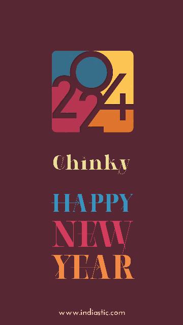 Happy New Year Chinky 2024