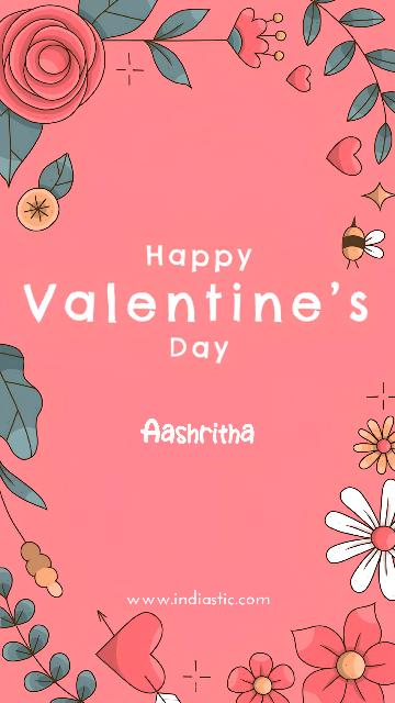 Happy valentines day Aashritha story Happy valentines day Aashritha image