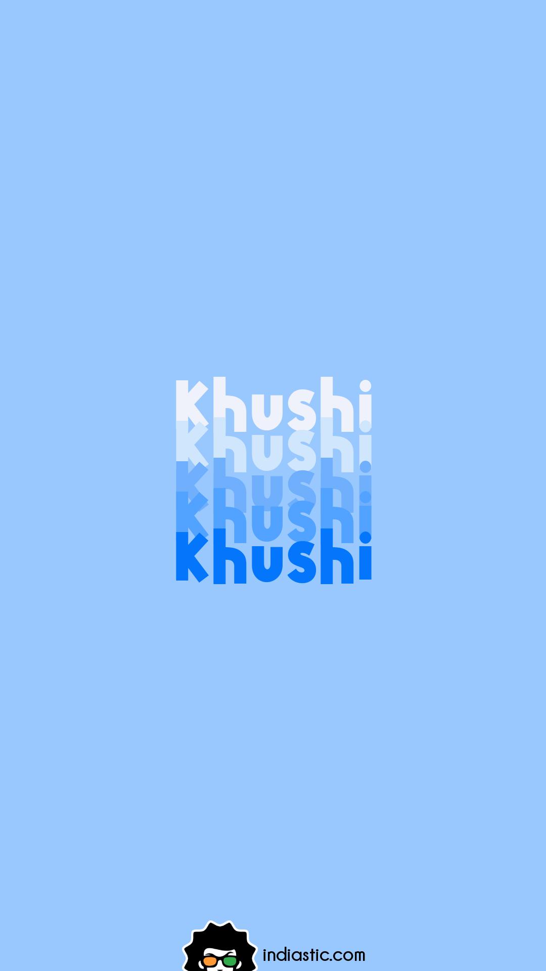 Jungle theme story image with Khushi name